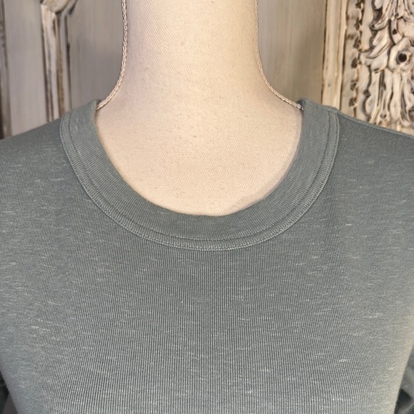Duluth Trading Elegant Soft Sage Green Women's Double Knit T Shirt Top - Picture 5 of 10